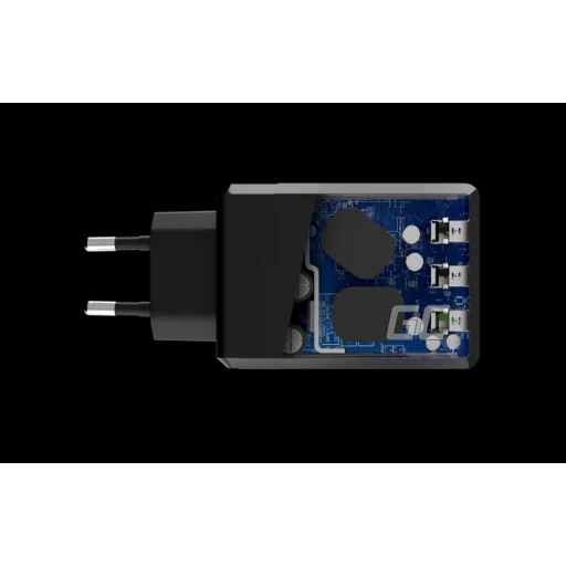 Green Cell 3x USB hálózati töltő adapter 30W fekete - 6