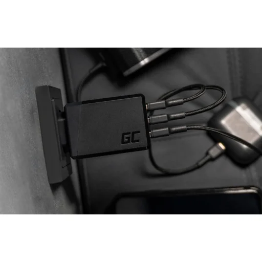 Green Cell 3x USB hálózati töltő adapter 30W fekete - 7