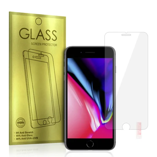 iPhone 7 Plus / 8 Plus Glass Gold kijelzővédő üvegfólia - 1