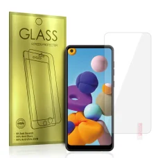 Samsung A21/ A21s Glass Gold kijelzővédő üvegfólia