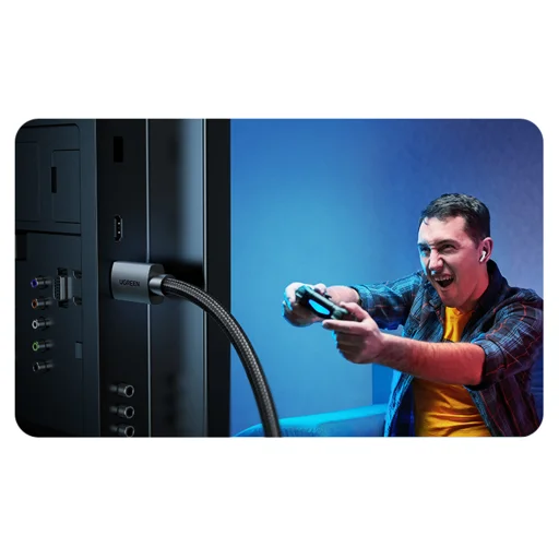 Ugreen HD119 kábel HDMI, 4K 60Hz, 3m (fekete) - 5