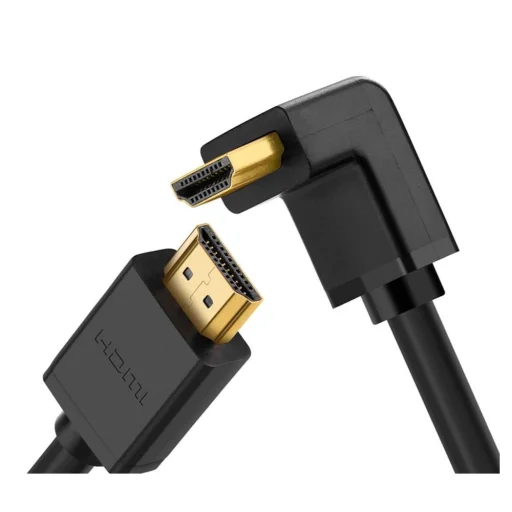 Ugreen HD103 kábel HDMI - HDMI sarok, könyök kábel 4K, 5 m (fekete) - 1