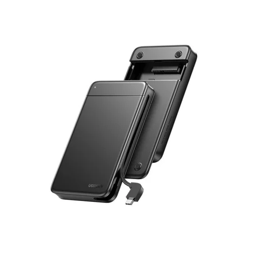 Ugreen HDD külső tok 2.5'', CM352, SATA III, USB-C (fekete) - 1
