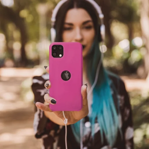 Samsung A52 5G / A52 4G Forcell Soft szilikon tok hot pink - 7