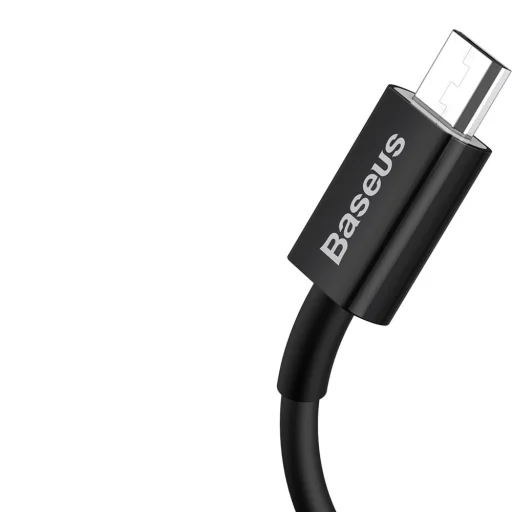 Baseus Superior Series USB - micro USB gyorstöltő adatkábel 2A 1m fekete (CAMYS-01) - 3