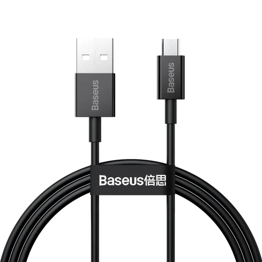 Baseus Superior Series USB - micro USB gyorstöltő adatkábel 2A 1m fekete (CAMYS-01) - 1