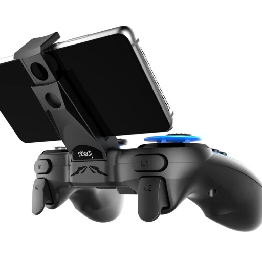iPega PG-9090 Bluetooth Gamepad, kontroller fekete-kék (Android, iOS) - 4