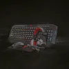 Havit KB501CM 4 az 1-ben Gamer készlet vezetékes billentyűzet, fejhallgató, egér és egérpad, angol nyelvű thumbnail