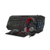 Havit KB501CM 4 az 1-ben Gamer készlet vezetékes billentyűzet, fejhallgató, egér és egérpad, angol nyelvű thumbnail