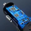 Choetech autós szivargyújtós gyorstöltő 2x USB Type C 40W FCP AFC fekete (TC0008) thumbnail