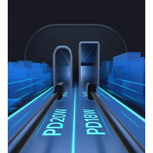 Choetech autós szivargyújtós gyorstöltő USB Type C PD / USB QC3.0 3A 36W fekete (TC0005) - 2