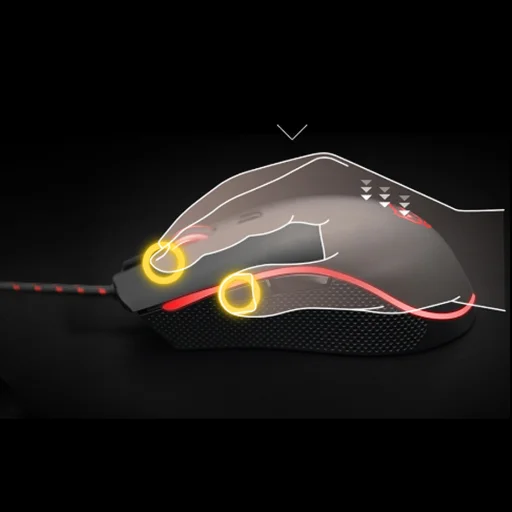 Motospeed V40 Gamer egér RGB világítással - 3