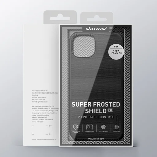 iPhone 13 Nillkin Super Frosted Shield Pro tok kék - 4