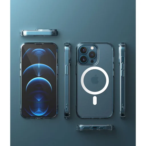 iPhone 13 Pro Max Ringke Fusion Magnetic PC és TPU tok átlátszó - 5