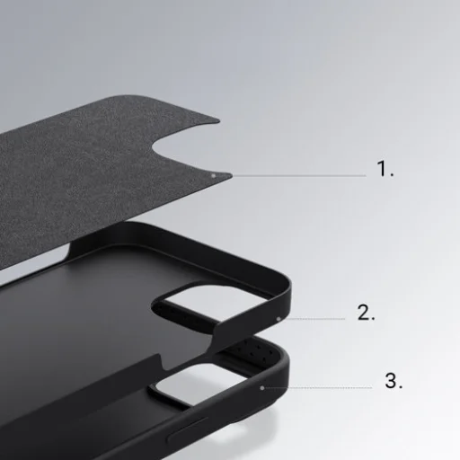 iPhone 13 Pro Max Nillkin CamShield tok kék - 2