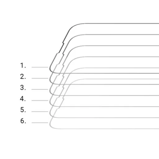 iPhone 13 Pro Max / 14 Plus Nillkin CP + PRO kijelzővédő 9H üvegfólia fekete - 6