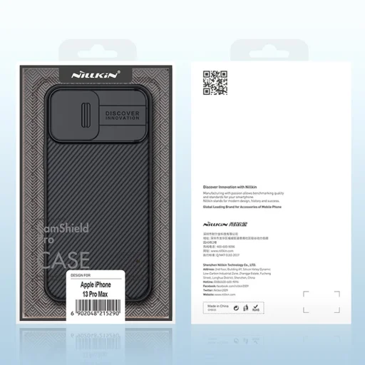 iPhone 13 Pro Max Nillkin CamShield Pro tok fekete - 5