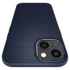 iPhone 13 Spigen Liquid Air flexibilis TPU gél tok sötétkék thumbnail