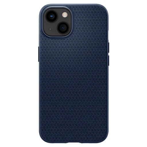 iPhone 13 Spigen Liquid Air flexibilis TPU gél tok sötétkék - 4