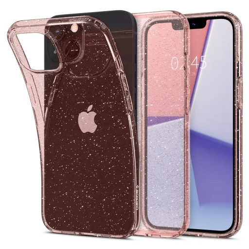 iPhone 13 mini Spigen Liquid Crystal tok Glitter Rose - 8