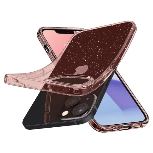 iPhone 13 mini Spigen Liquid Crystal tok Glitter Rose - 7