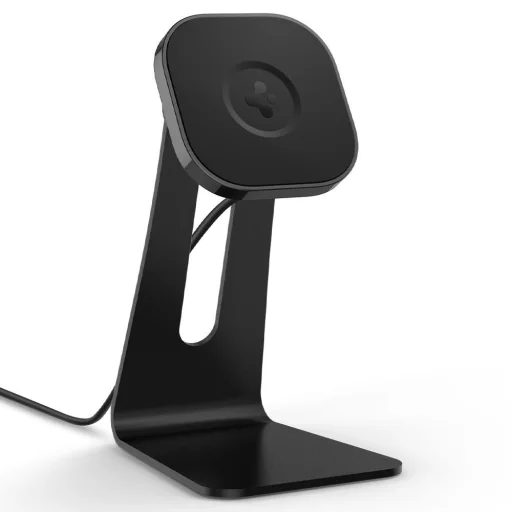 Spigen S310W Onetap MagSafe mágneses töltő 7.5W és tartó fekete - 5