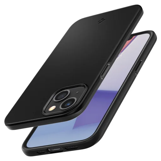 iPhone 13 Spigen Thin Fit ultravékony tok fekete - 6