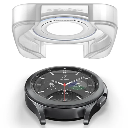 Samsung Galaxy Watch 4 42mm Spigen Glas.TR EZ FIT 2x üvegfólia - 4