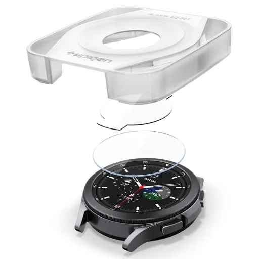 Samsung Galaxy Watch 4 42mm Spigen Glas.TR EZ FIT 2x üvegfólia - 6