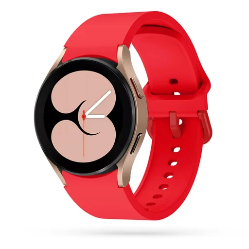 Samsung Galaxy Watch 4 40 / 42 / 44 / 46mm Tech-Protect Iconband szíj Coral Red - 1
