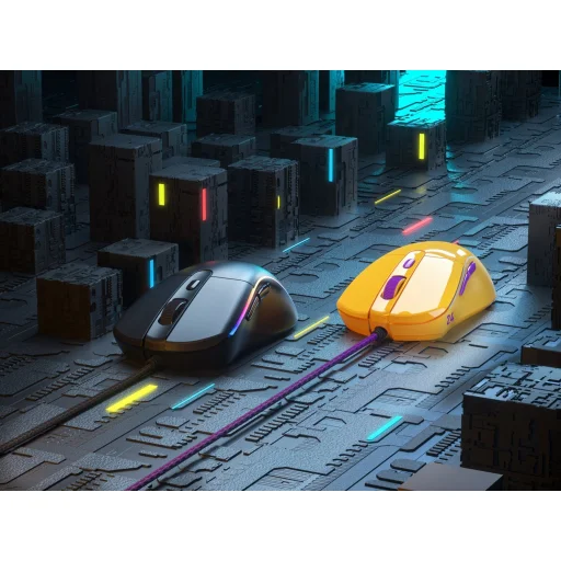 Dareu A960 vezetékes Gamer egér RGB világítással, 800-18000 DPI - 7