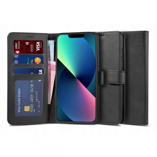 iPhone 13 Pro Tech-Protect Wallet 2 fliptok fekete - 1