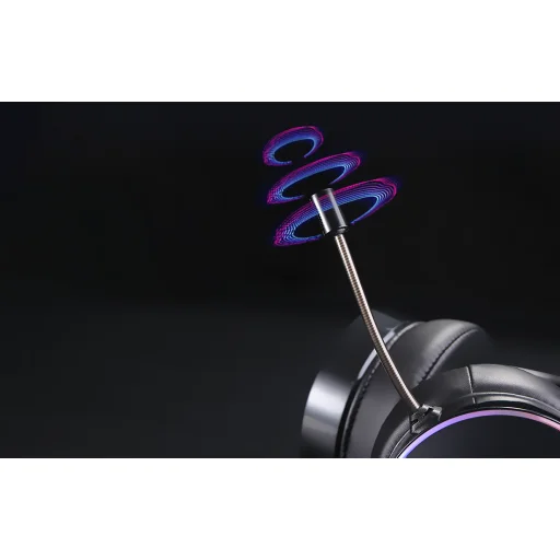 Dareu EH722X USB Gamer fejhallgató RGB világítással, 7.1 (fekete) - 7