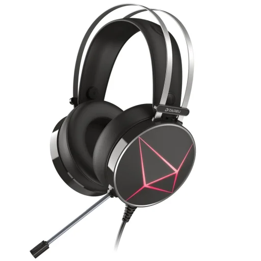 Dareu EH722X USB Gamer fejhallgató RGB világítással, 7.1 (fekete) - 1