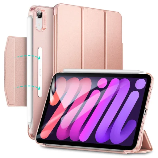  iPad Mini 6 2021 ESR Ascend Trifold tok Rose Gold - 1