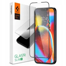 iPhone 13 / 13 Pro / 14 / 16e Spigen Glass FC üvegfólia fekete (AGL03392)