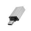 Borofone BV3 USB-A - USB Type-C OTG adaptér strieborný thumbnail