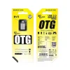 Borofone BV3 USB-A - USB Type-C OTG adaptér strieborný thumbnail