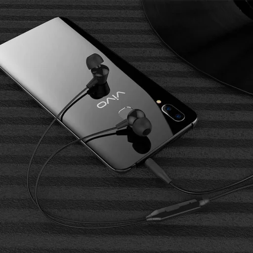 Borofone BM20 Collar vezetékes fülhallgató fehér jack 3.5mm - 7