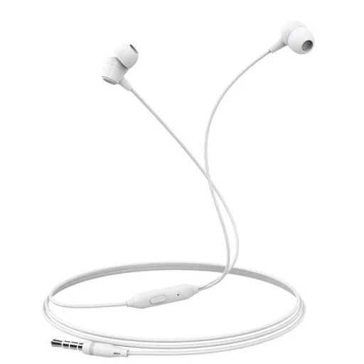 Borofone BM20 Collar vezetékes fülhallgató fehér jack 3.5mm - 1