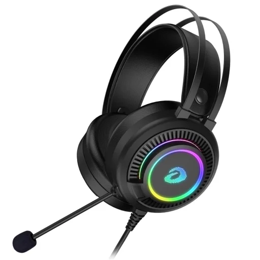 Dareu EH416 Gamer fejhallgató RGB világítással, USB (fekete) - 1