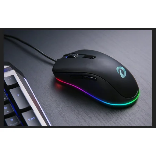 Dareu EM908 vezetékes Gamer egér RGB világítással, 600-6000 DPI - 5