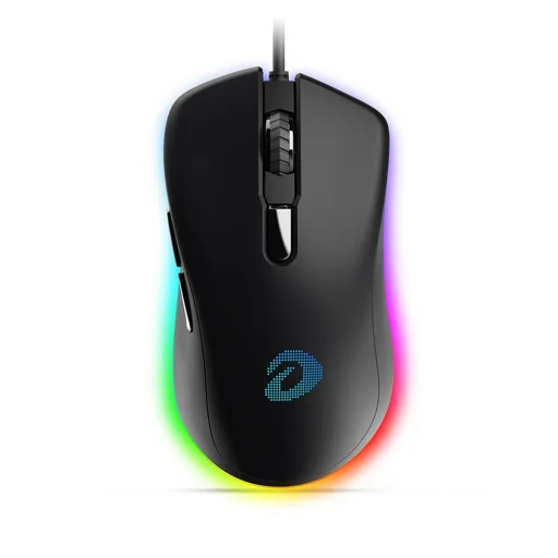Dareu EM908 vezetékes Gamer egér RGB világítással, 600-6000 DPI - 1