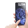 Samsung S21+ Plus 5D Full Glue kijelzővédő üvegfólia fekete thumbnail