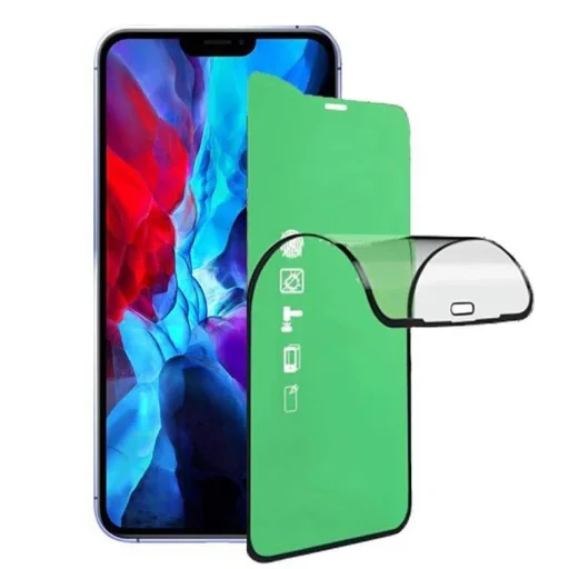 Samsung Galaxy A30S Prémium flex kerámia 9H kijelzővédő üvegfólia fekete - 1