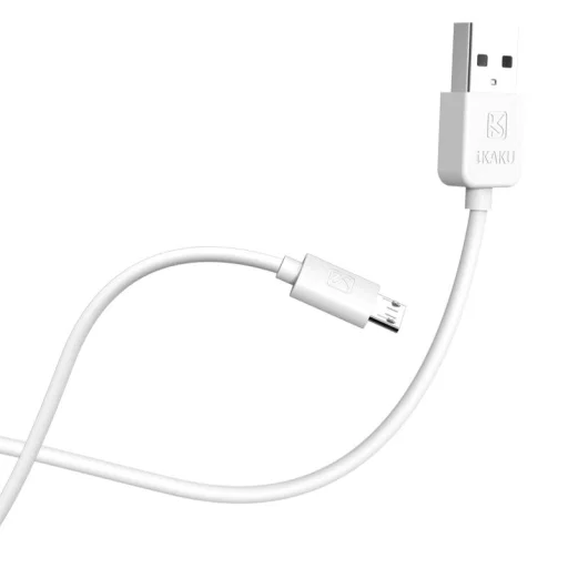 KAKU USB - Micro USB kábel 2.4A 1m fehér (KSC-285) - 2