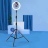Ksc LED körfény és tripod, ringlight fekete (KSC-345) thumbnail