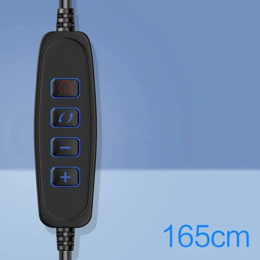 Ksc LED körfény és tripod, ringlight fekete (KSC-345) - 8