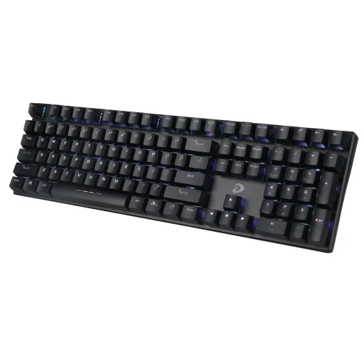 Dareu EK810 Rainbow mechanikus Gamer billentyűzet RGB világítással, angol (barna switch) - 2