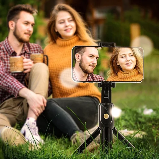 Selfie K07 bot és tripod bluetooth távirányítóval fekete - 7